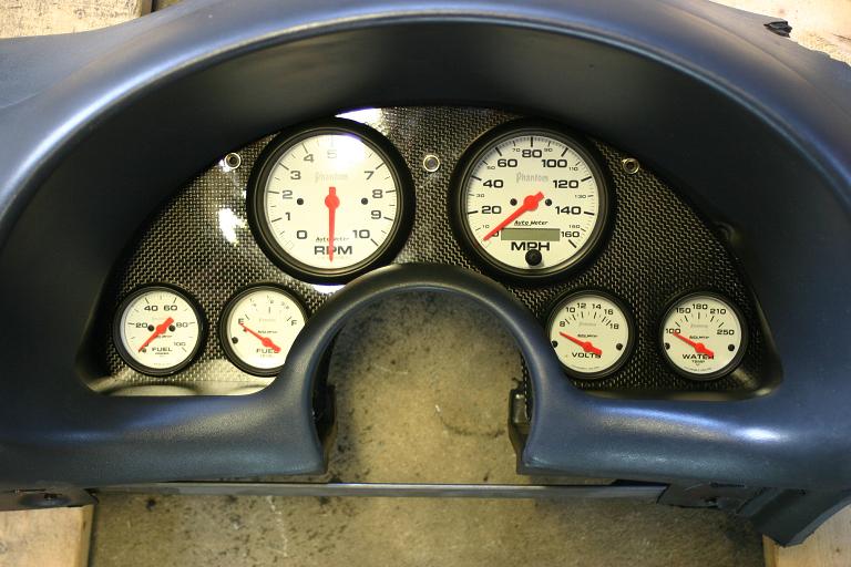 Pic, custom autometer gauge cluster LS1TECH Camaro and Firebird